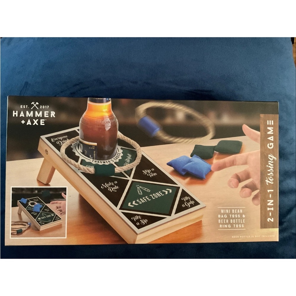 Hammer + Axe Mini 2-in-1 Tossing Game New
